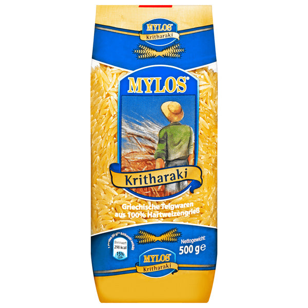 Mylos Kritharaki Rice-Shaped Pasta 500G