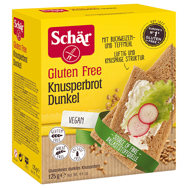Gluten-Free Dark Crispbread - 125g (Parallel Import)