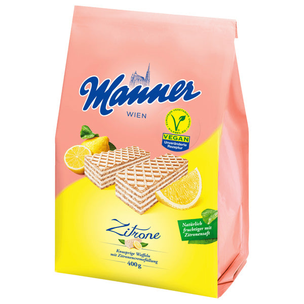 Manner Lemon Cream Waffers 400G
