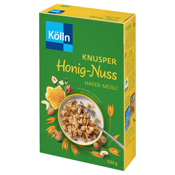 Kölln Crunchy Honey Nut Muesli 500G