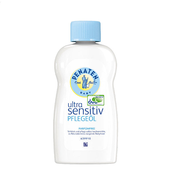 Ultra Sensitive Baby Oil - No Perfume - 200ML (Parallel Import)