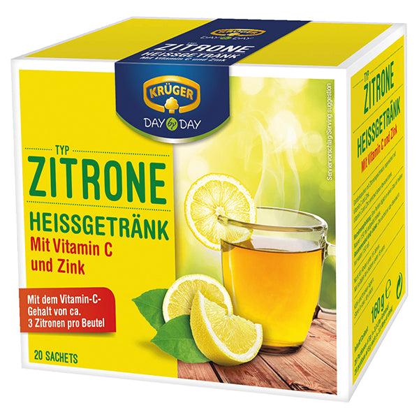 Daily Lemon Hot Drink Powder (18 Sachets) - 144g (Parallel Import)