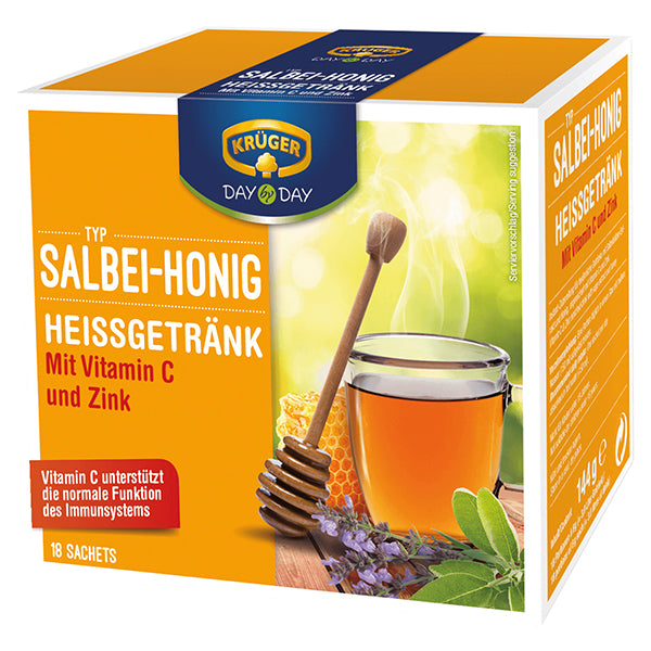 Sage Honey Daily Hot Drink Powder (18 Sachets) - 144g (Parallel Import)