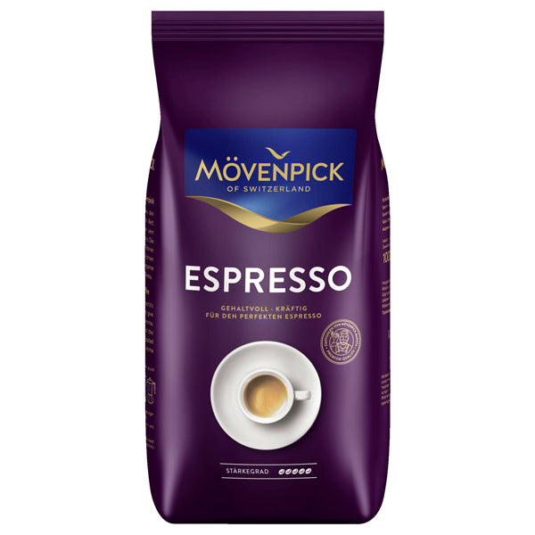 M?venpick Espresso Roasted Coffee Beans - 1kg (Parallel Import)