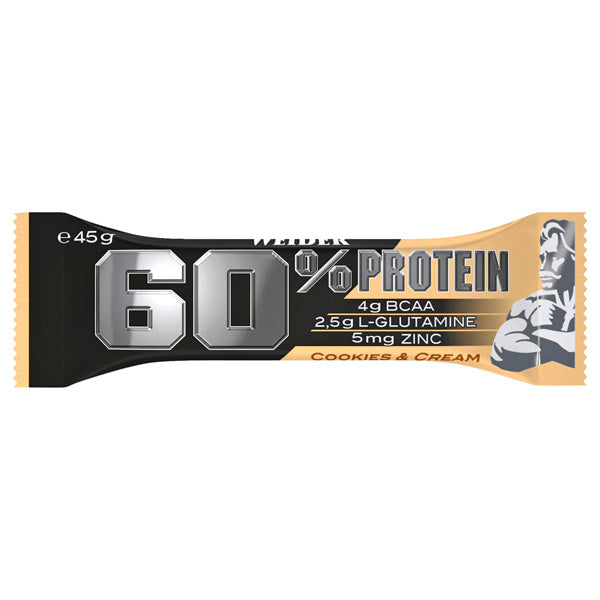 Cookie & Cream Protein Bar (With 60% Protein) - 45g (Parallel Import)