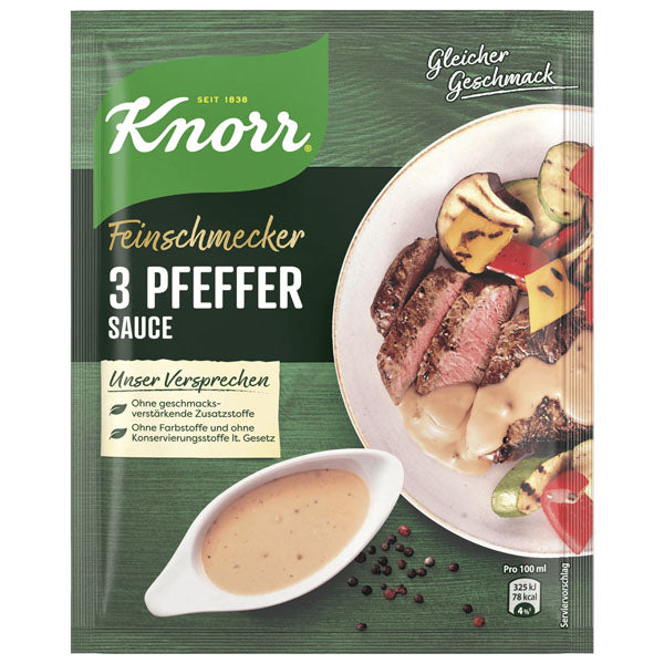Knorr 3 Pepper Sauce Powder Mix 250ml
