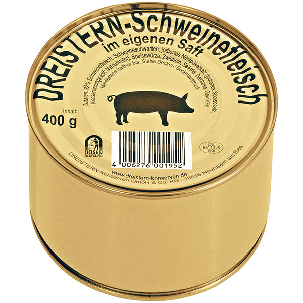German Juicy Canned Pork Meat - 400g (Parallel Import)