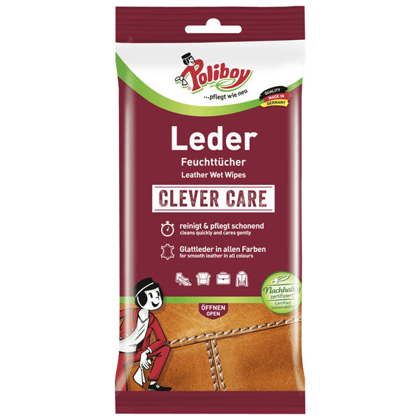 Leather Care Wet Wipes - 20 pieces (Parallel Import)