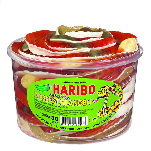 Haribo Haribo Giant Snakes 1200G