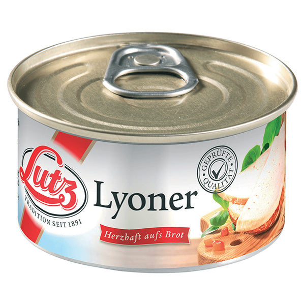 Lutz Gluten-Free Lyoner Sausage Spread 125G