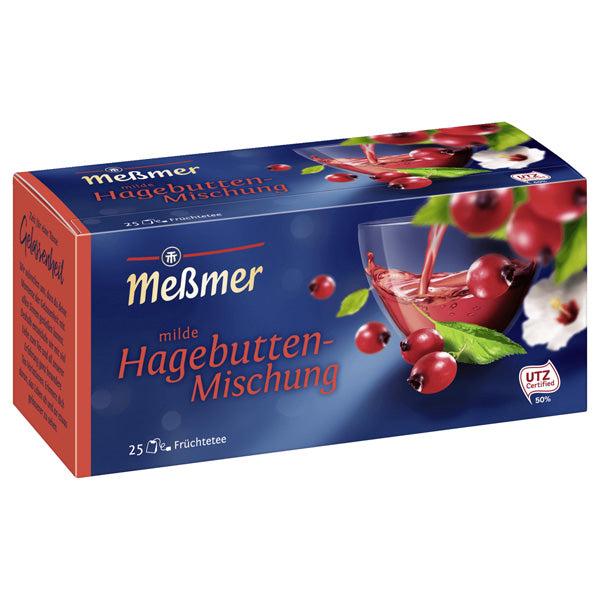 Rose Hip Hibiscus Fruit Tea Bags - 25 pieces (Parallel Import)