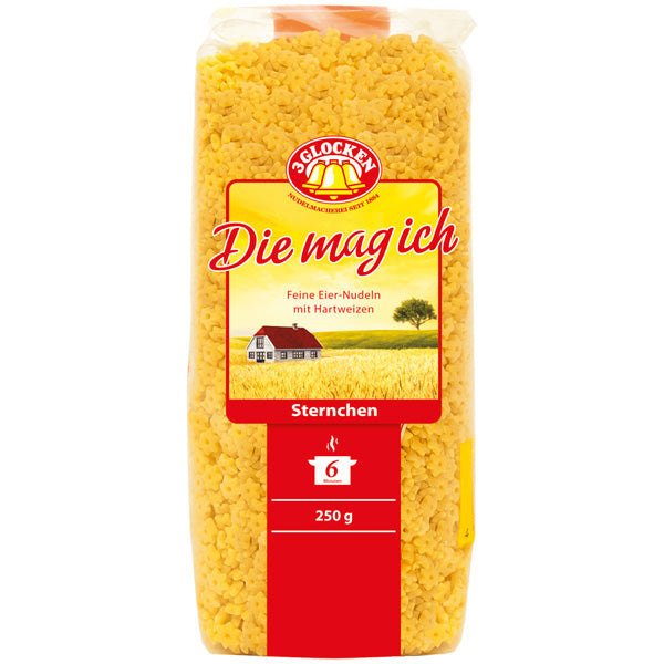 Star Shaped Egg Noodles (with Durum Wheat) - 250g (Parallel Import)