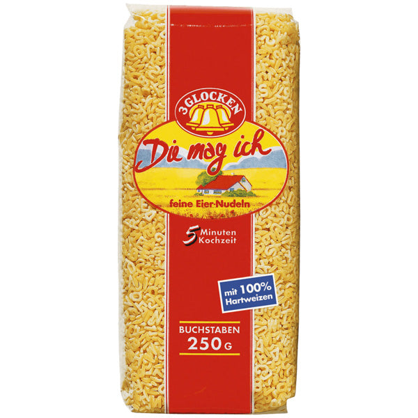 3 Glocken Alphabet Egg Noodles 250G