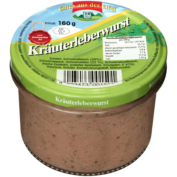 Gutes Aus Der Eifel Herb Sausage Spread 160G
