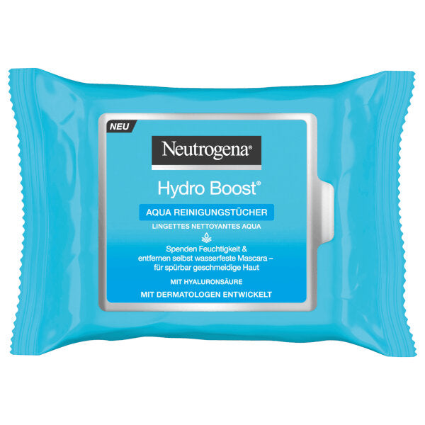 Neutrogena Hydro Boost Aqua Makeup Remover Cleansing Wipes 25 Pieces