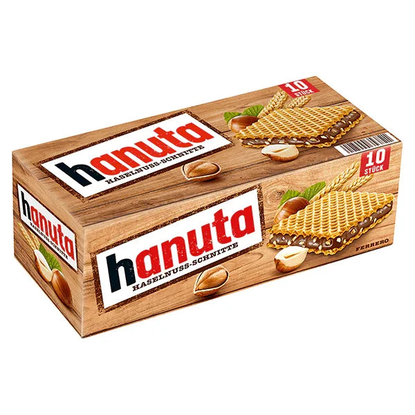 Hanuta Chocolate Hazelnut Wafer Sandwich 10 Pieces 220G