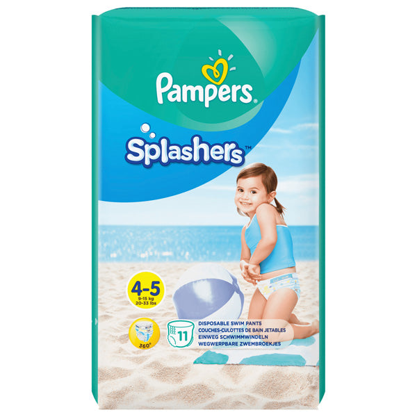 Splashers Disposable Swim Pants Size M - 11 pieces (Parallel Import)