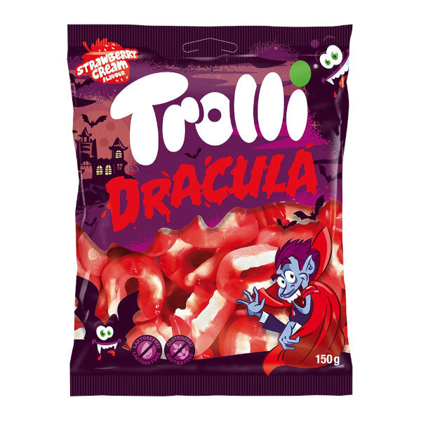Trolli Halloween Special Dracula Vampire Teeth Gummy Candy 150G