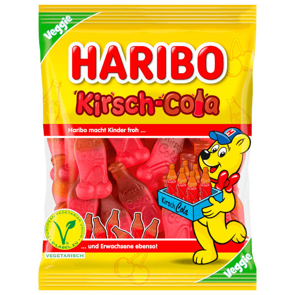 Haribo Cherry Cola Gummy Candy - 175g (Parallel Import)