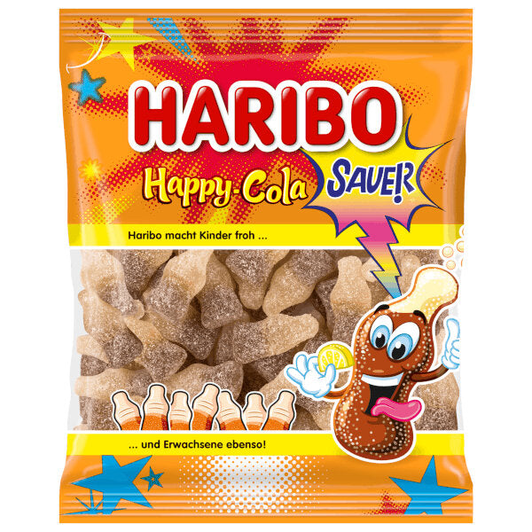 Haribo Haribo Happy Cola Sour Gummies 175G