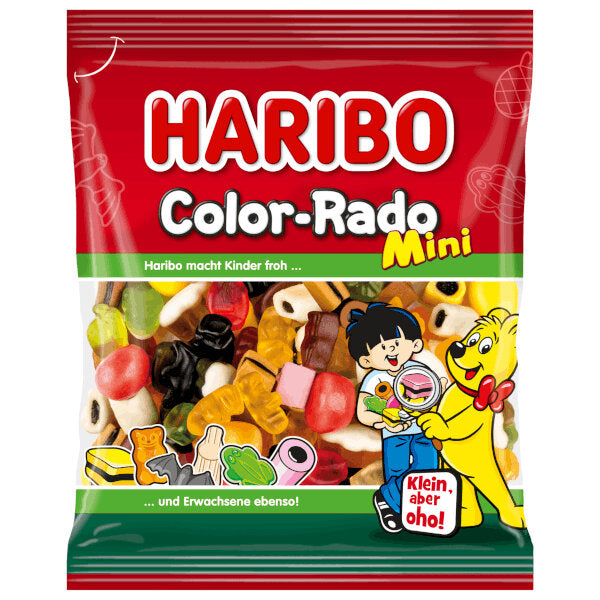 Haribo Color-Rado Mini Gummies &amp; Liquorice - 160g (Parallel Import)