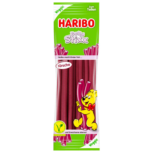 Balla Stixx Cherry Gummies Sticks - 200g (Parallel Import) (Best Before Date: 30/06/2024)