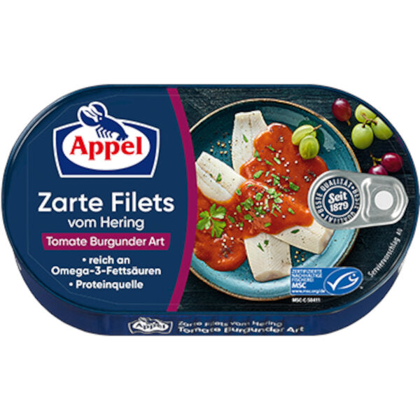Herring Fillets with Tomato Burgundy Sauce - 200g (Parallel Import)