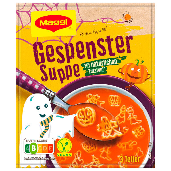 Halloween Special - Ghosts Shaped Noodles in Tomato Soup - 73g (Parallel Import)
