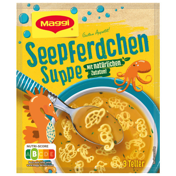 Bo n Appetit Sea Animal Pasta Chicken Noodle Soup  - 55g (Parallel Import)