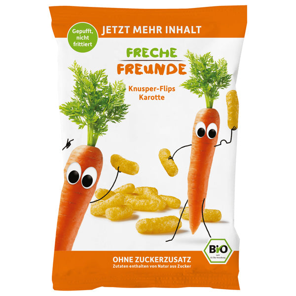 Freche Freunde Organic Carrot Crunchy Snack 30G