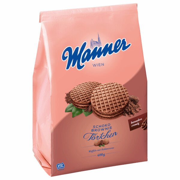 Chocolate Brownie Waffers - 400g (Parallel Import)