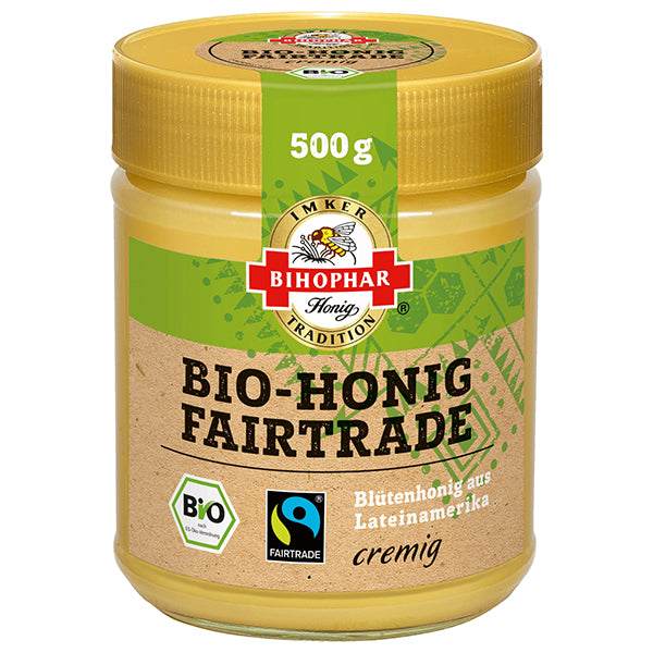 Organic Fairtrade Wildflower Creamy Honey - 500g (Parallel Import)