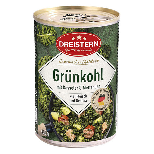 Canned Kale with Smoked Pork and Mettwurst Sausage - 400g (Parallel Import)