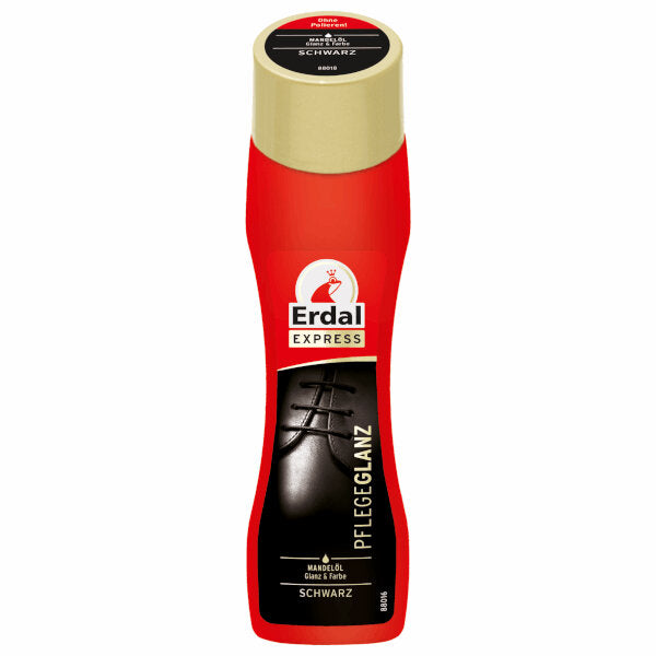 Gloss Black Shoe Polish (with Almond Oil) - 75ml (Parallel Import)
