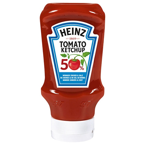 Heinz Tomato Ketchup (50% Less Sugar &amp; Salt) 500ml