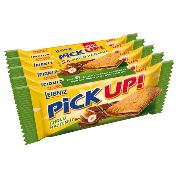 Pick Up! Chocolate & Hazelnut Cookie Sandwiches - 5x28g (Parallel Import)
