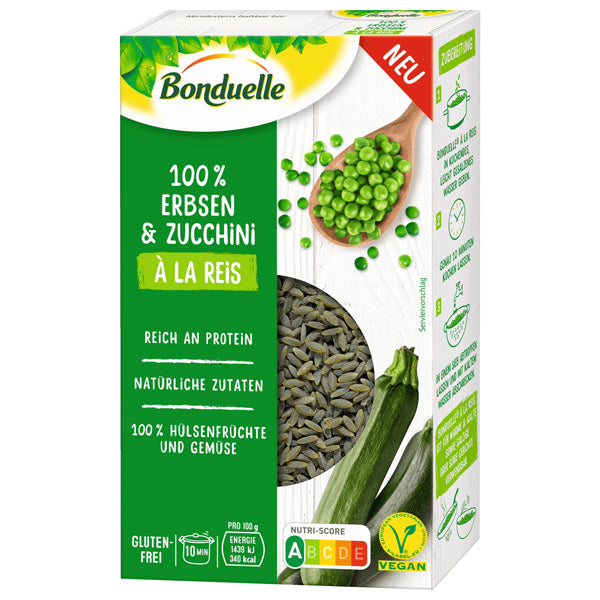 100% Vegan Pea & Zucchini Rice - 240g (Parallel Import)