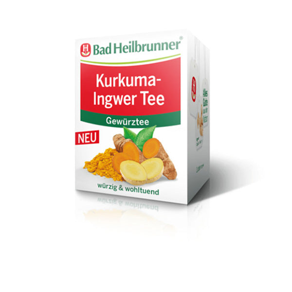 Bad Heilbrunner Turmeric Ginger Tea 8 Pieces