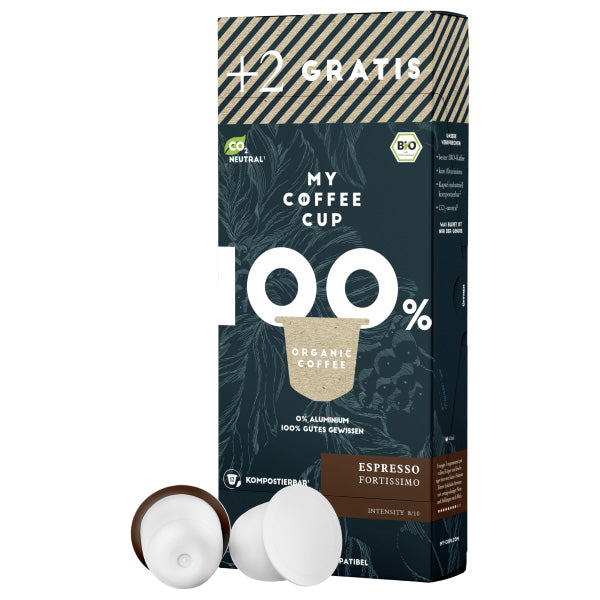 Organic Espresso Coffee Capsules - 10pcs (Parallel Import)