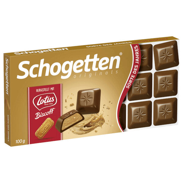 Milk Chocolate with Lotus Biscoff Filling - 100g (Parallel Import)