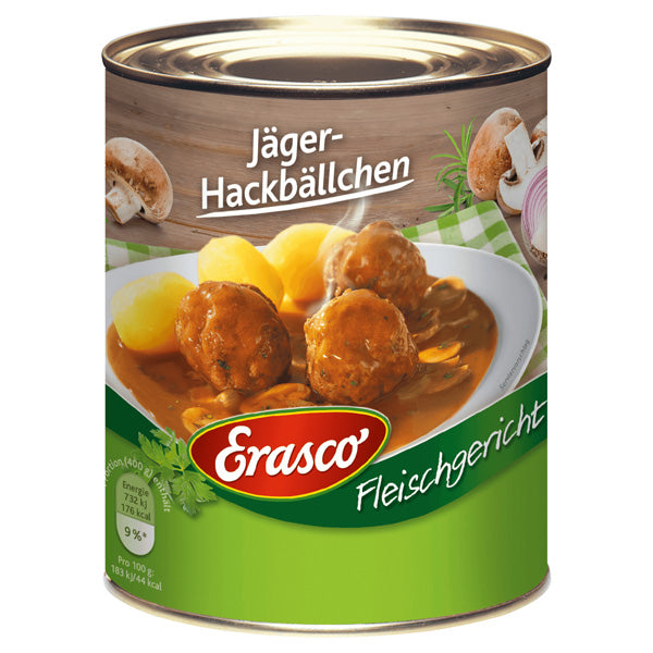 Canned Jäger meatballs with Sauce - 800g (Parallel Import)