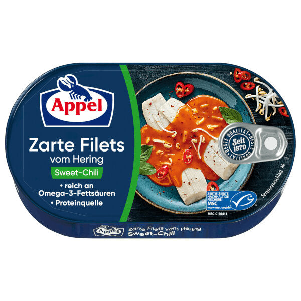 Herring Fillets with Sweet Chili Sauce - 200g (Parallel Import)