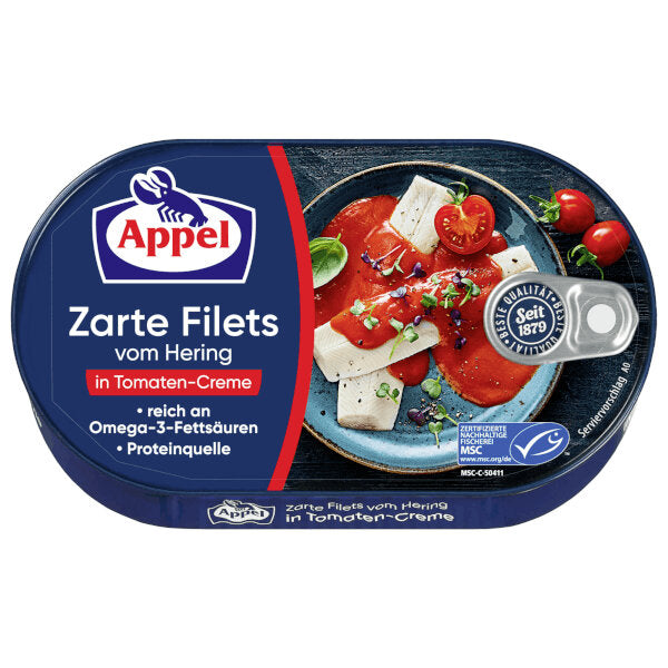 Appel Herring Fillets With Tomato Cream Sauce 200G