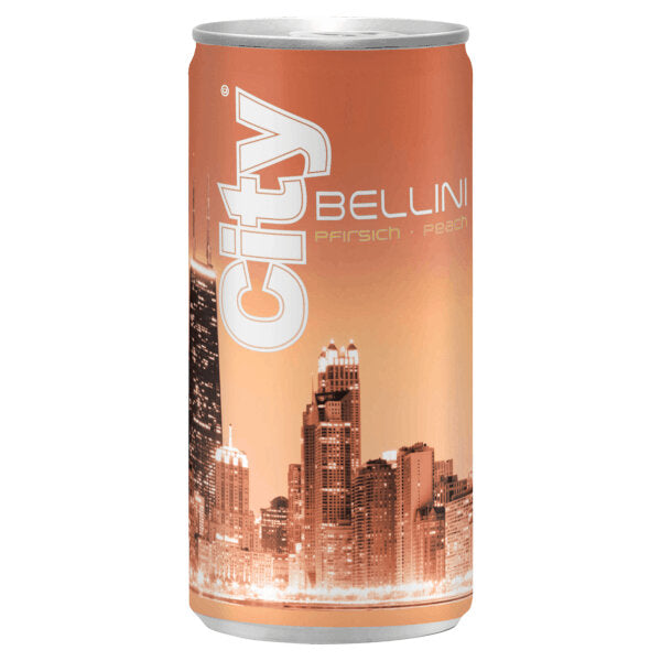 City Bellini Peach Flavored Cocktail 200ml