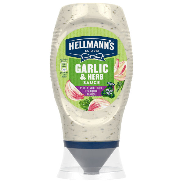 Hellmann'S Garlic & Herb Sauce 250ml