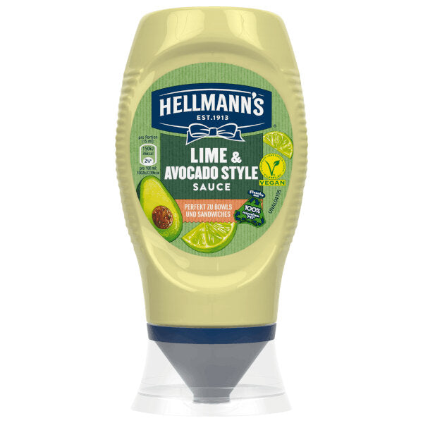 Hellmann'S Lime & Avocado Vegan Sauce 250ml