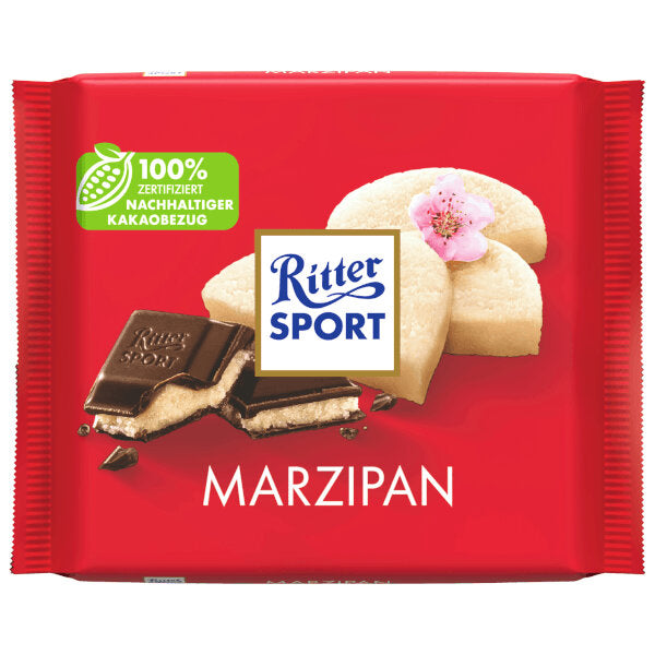 Semi Dark Chocolate with Marzipan - 100g (Parallel Import)