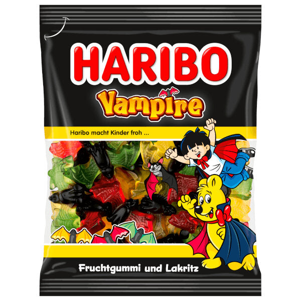 Haribo Vampire Bats Gummy Candy - 175g (Parallel Import)