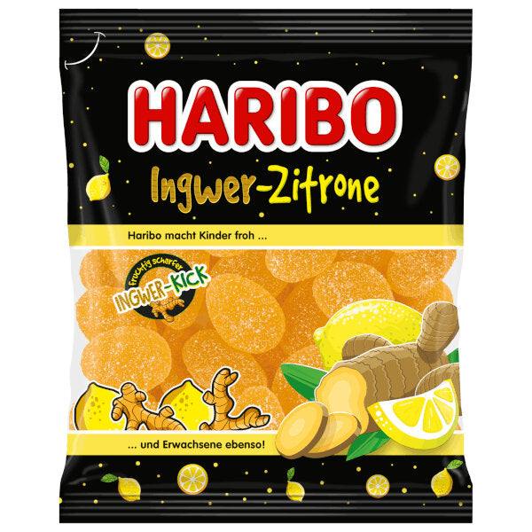 Haribo Haribo Ginger Lemon Gummies 160G