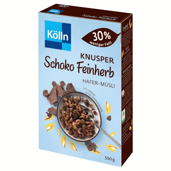 Crunchy Chocolate Muesli with Chocolate Flakes - 500g (Parallel Import)